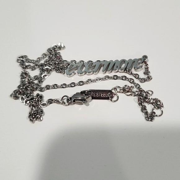 NWOT Taylor Swift Inspired "evermore" Necklace - Picture 2 of 3